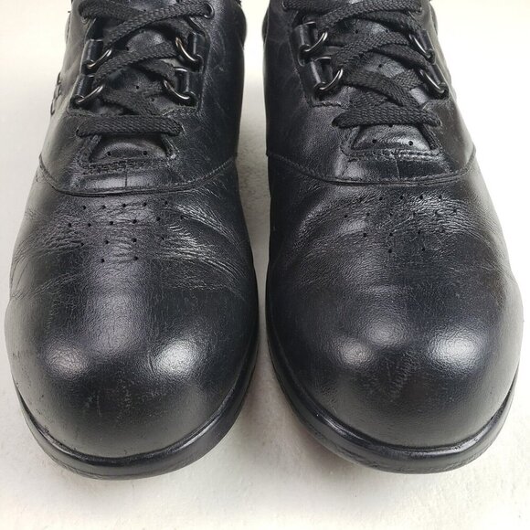 SAS Free Time Leather Walking Shoe Womens 9 N Black Comfort Orthopedic Sneaker - Picture 4 of 12